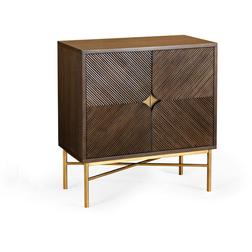 Wildwood Black Walnut/Gold Leaf Cabinet