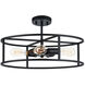 Candid 4 Light 18 inch Rusty Black Ceiling Mount Ceiling Light