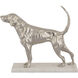 Bergie Nickel with White Dog Sculpture