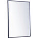 Monet 32 X 24 inch Blue Wall Mirror