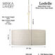 Lodelle 4 Light 24 inch Matte White Pendant Ceiling Light