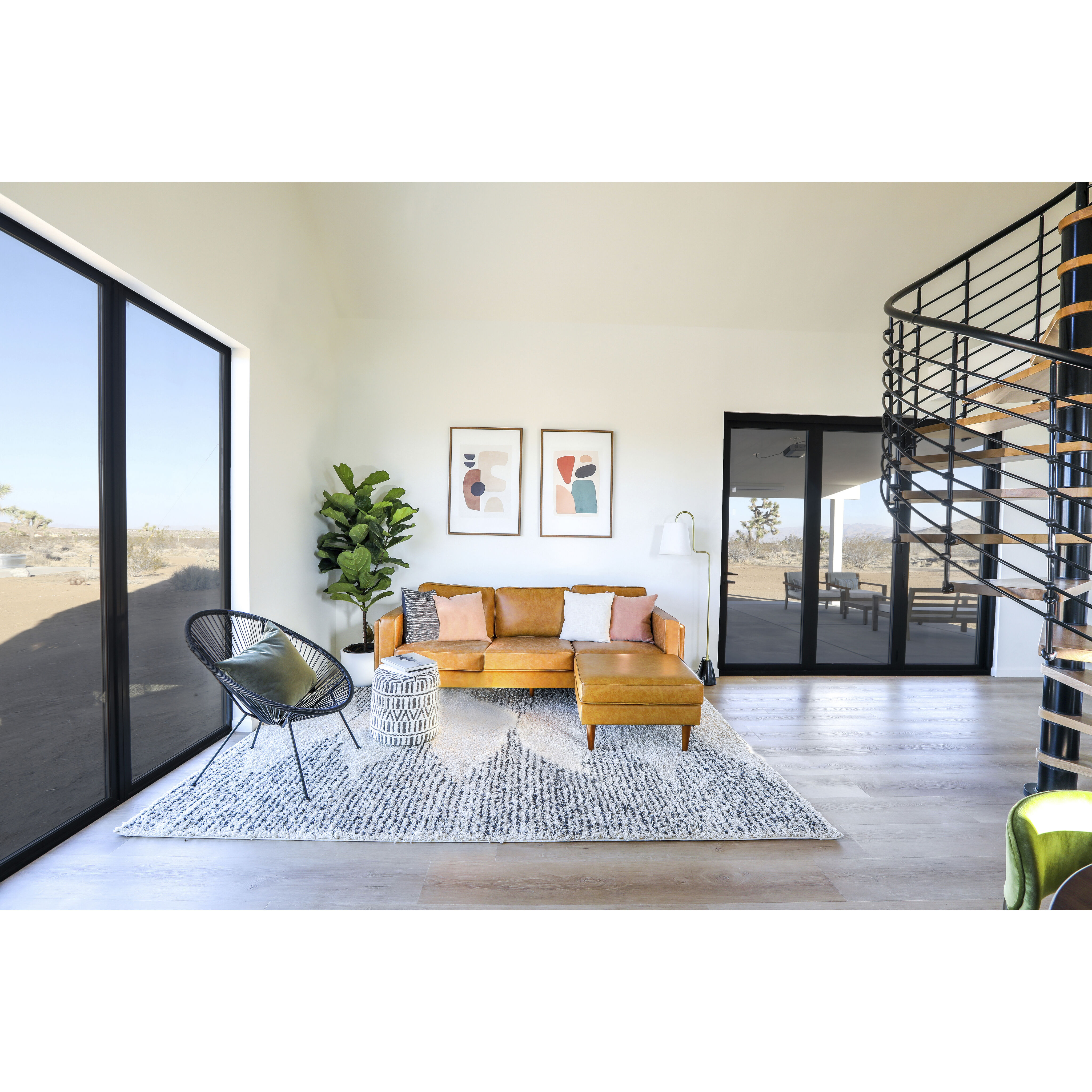 Jaimee 59 inch 60.00 watt Aged Brass Floor Lamp Portable Light 