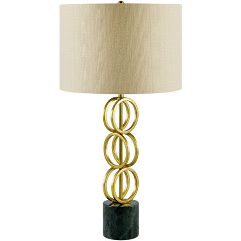 Evans 31 inch 100 watt Marbled and Painted Accent Table Lamp Portable Light