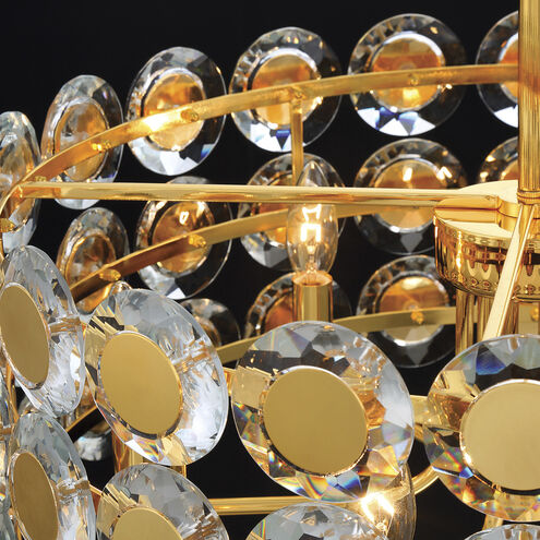 Perrene 6 Light 23.5 inch Gold Pendant Ceiling Light