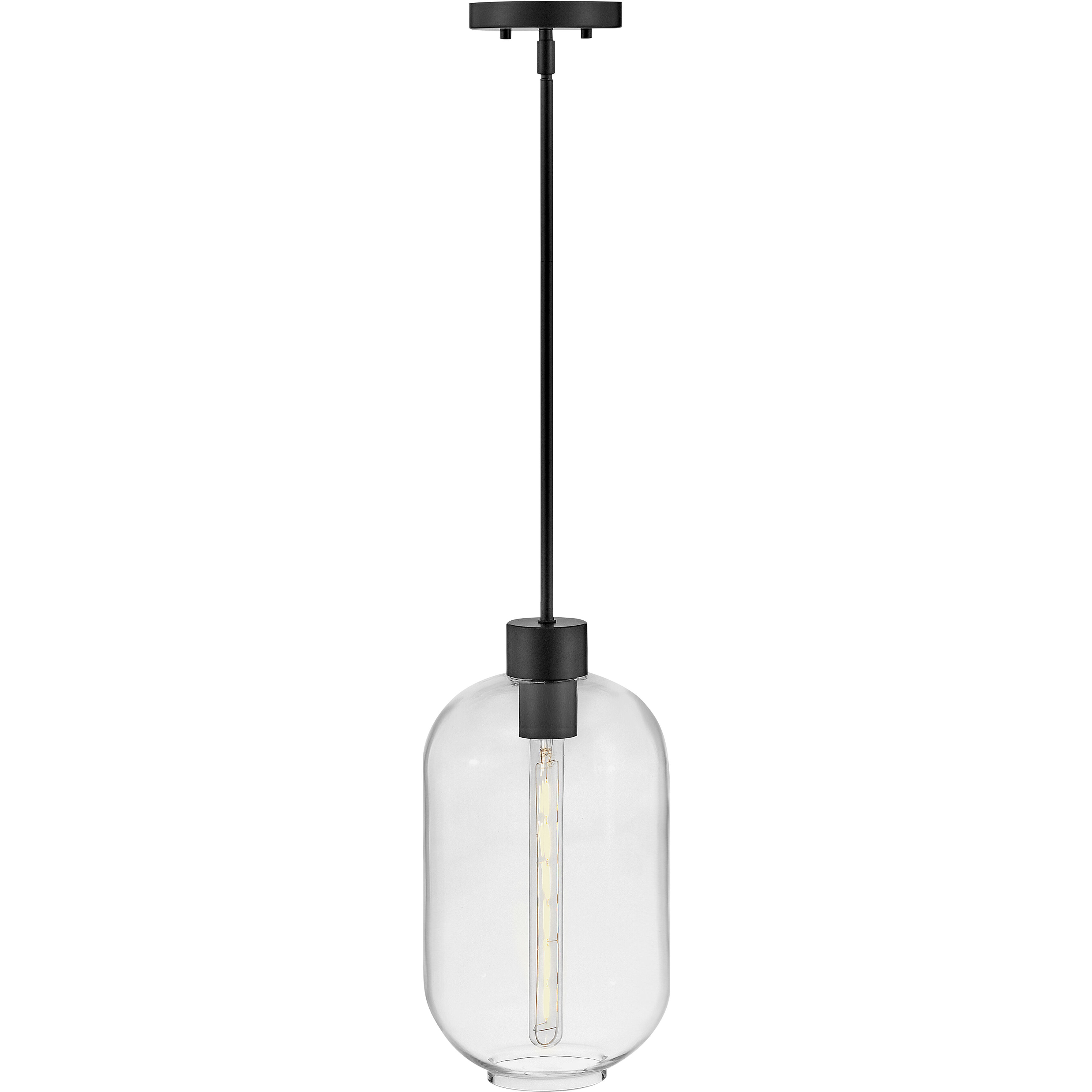 Greer LED 8.5 inch Black Pendant Ceiling Light