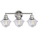 Aditi Small Oxford 3 Light 23.5 inch Polished Chrome Bath Vanity Light Wall Light, Aditi