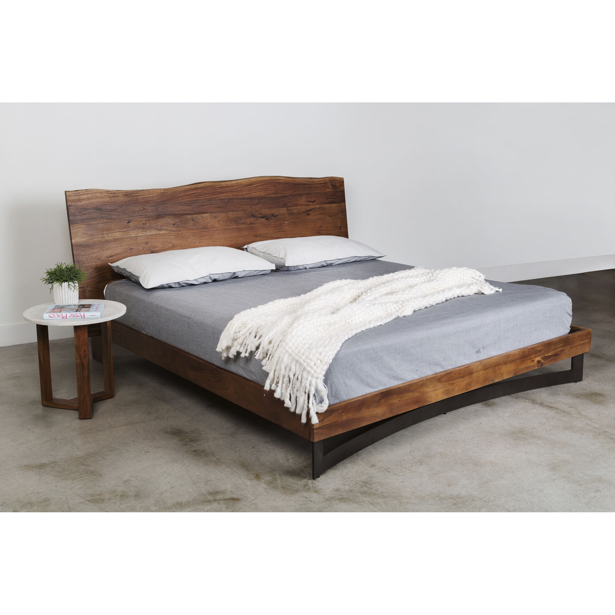 Bent Natural Bed, King