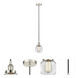 Edison Beacon LED 6 inch Polished Nickel Mini Pendant Ceiling Light