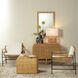 Natural Rattan 18 inch Natural Rattan Ottoman