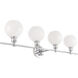 Collier 4 Light 38 inch Chrome Wall sconce Wall Light