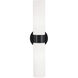 Theo 2 Light 5 inch Matte Black Sconce Wall Light