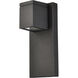 Raine 11 inch Black Outdoor Wall Light