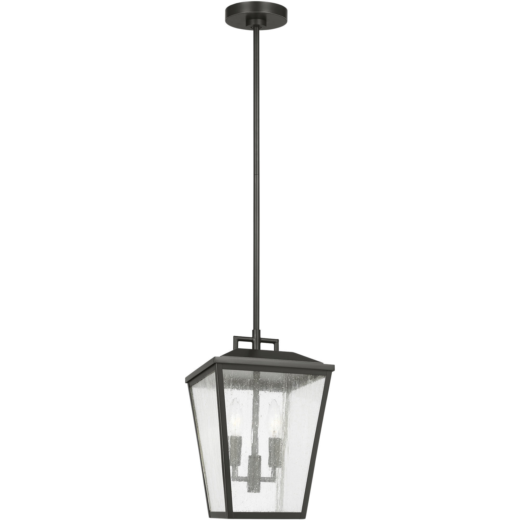 Drew & Jonathan Kennewick 2 Light 9 inch Antique Bronze Outdoor Pendant Lantern, Medium