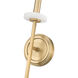 Gaultier Wall Sconce Wall Light in Modern Gold