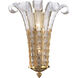 Metropolitan Metropolitan 2 Light 17 inch French Gold Wall Sconce Wall Light N950386 - Open Box