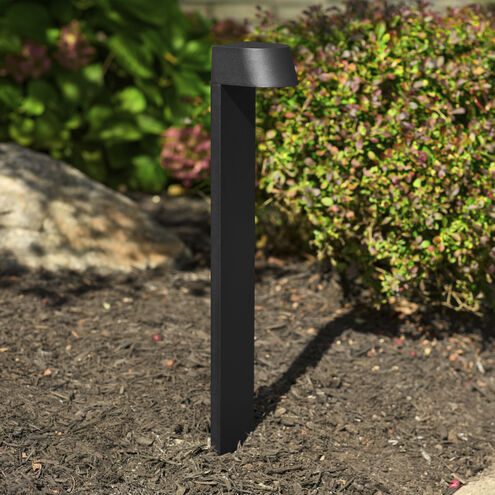 Independence 12 AC/DC 2.75 watt Textured Black Flared Top Path Light in 2700K