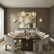Sherlock 6 Light 32 inch Satin Brass Pendant Ceiling Light