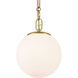 Minka-Lavery Marbelle 1 Light 7.25 inch Legacy Brass Pendant Ceiling Light 5211-732 - Open Box