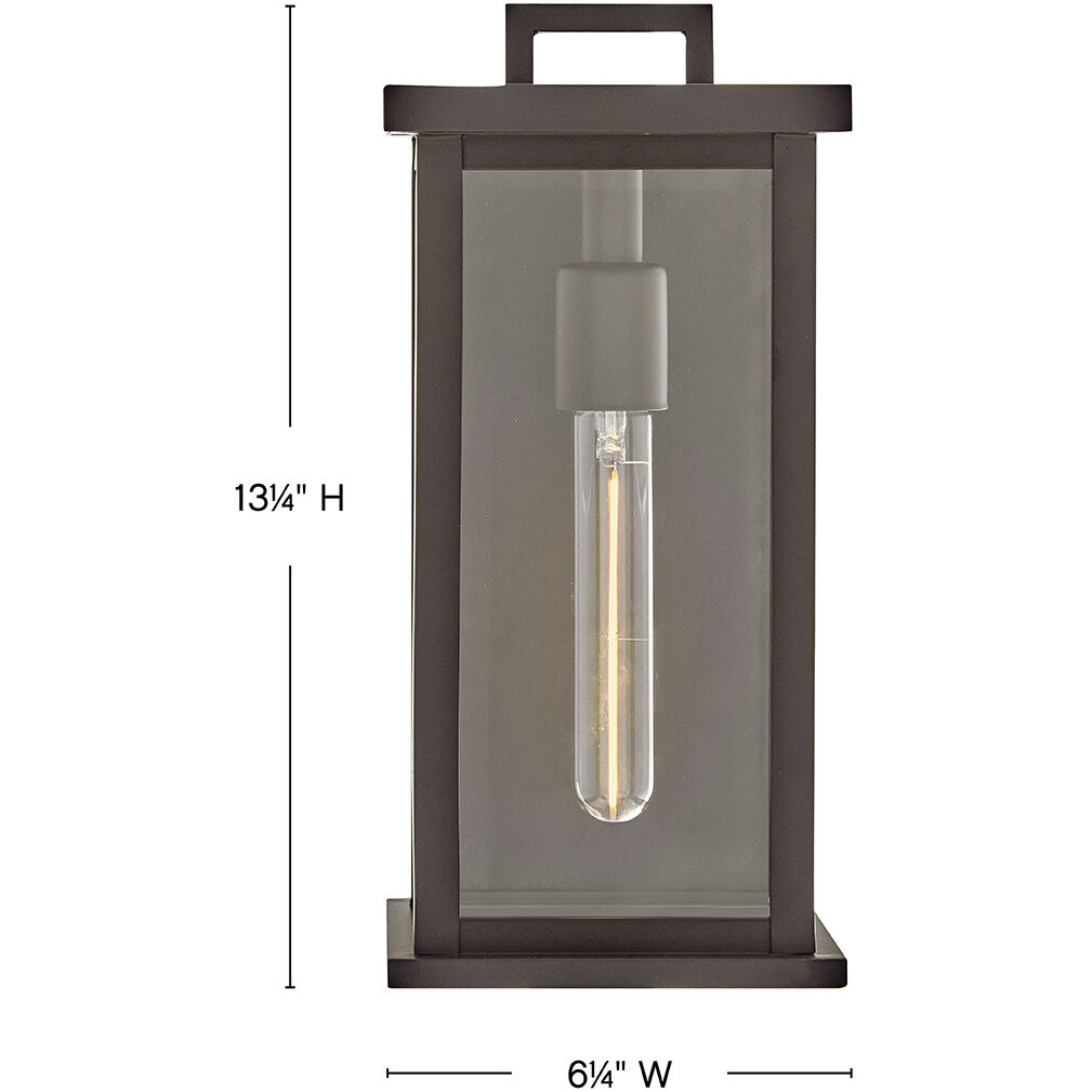 Estate Series Weymouth Outdoor Wall Mount in Oil Rubbed Bronze
