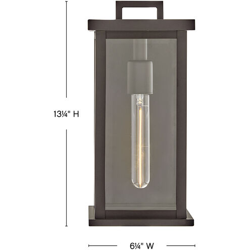 Estate Series Weymouth Outdoor Wall Mount in Oil Rubbed Bronze