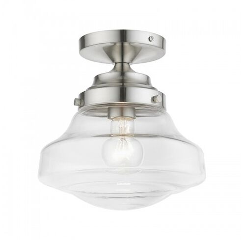 Avondale 1 Light 9 inch Brushed Nickel Semi-Flush Ceiling Light