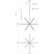 Sirius LED 46.13 inch Black Chandelier Ceiling Light