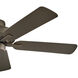 Metro Wet 52 inch Metallic Matte Bronze with Walnut Blades Fan