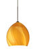 Sprite 1 Light Bronze Pendant Ceiling Light in Honey Glass, Halogen
