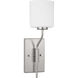 Tobin 1 Light 5 inch Brushed Nickel Wall Bracket Wall Light