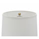 Nikolas 30 inch 60.00 watt White and Gold Table Lamp Portable Light