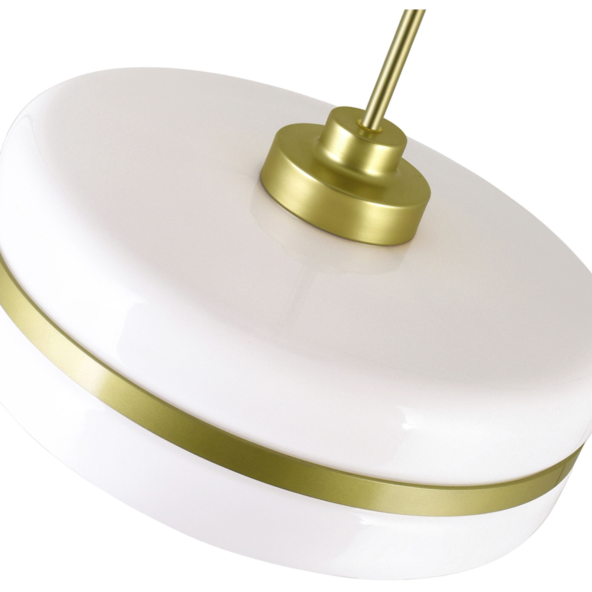 Elementary 1 Light 16 inch Pearl Gold Down Pendant Ceiling Light