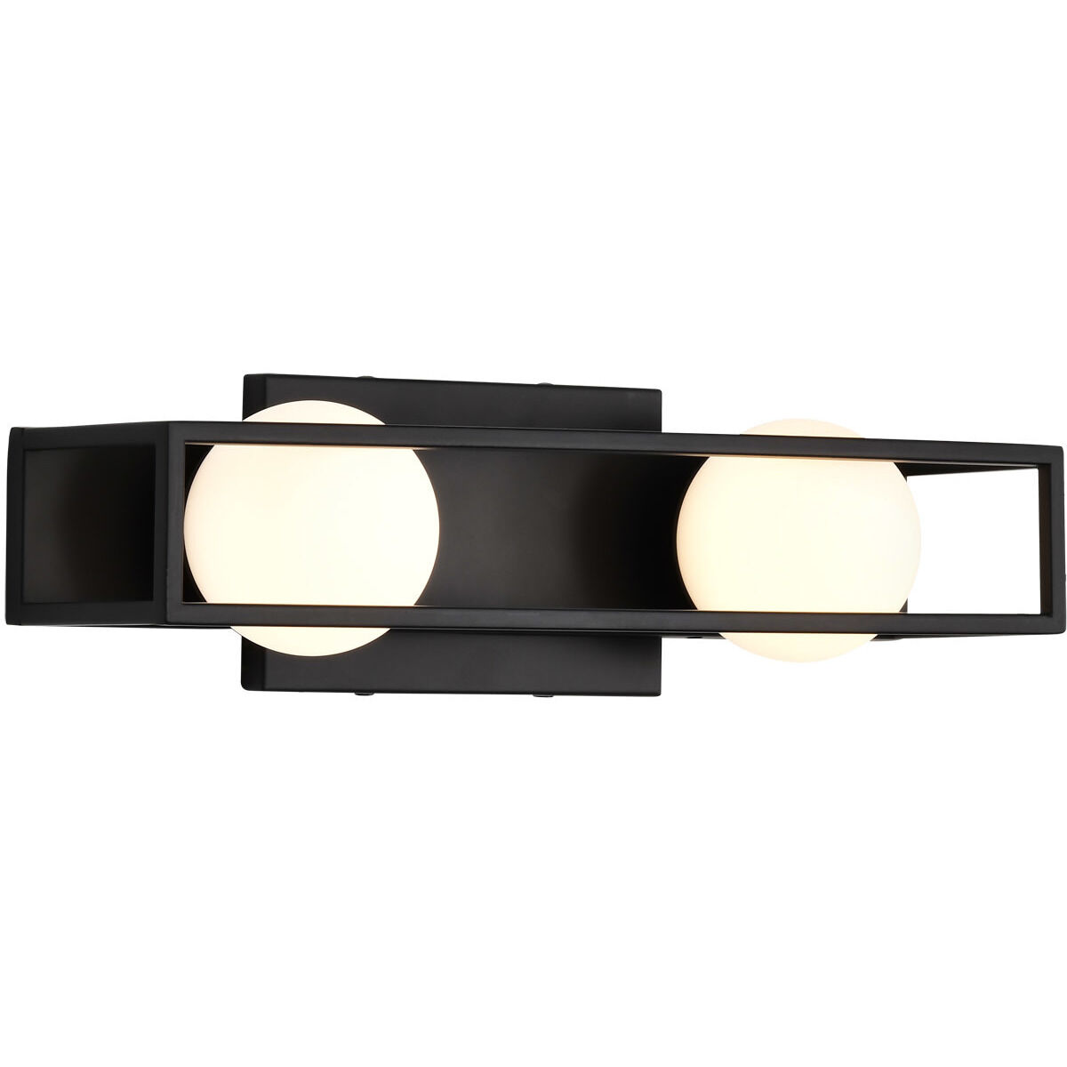 Jenkins LED 15.5 inch Matte Black Vanity Light Wall Light