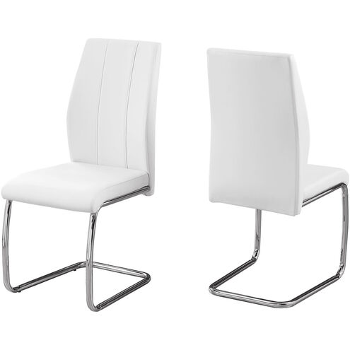 Plymouth White Dining Chair, 2-Piece Set