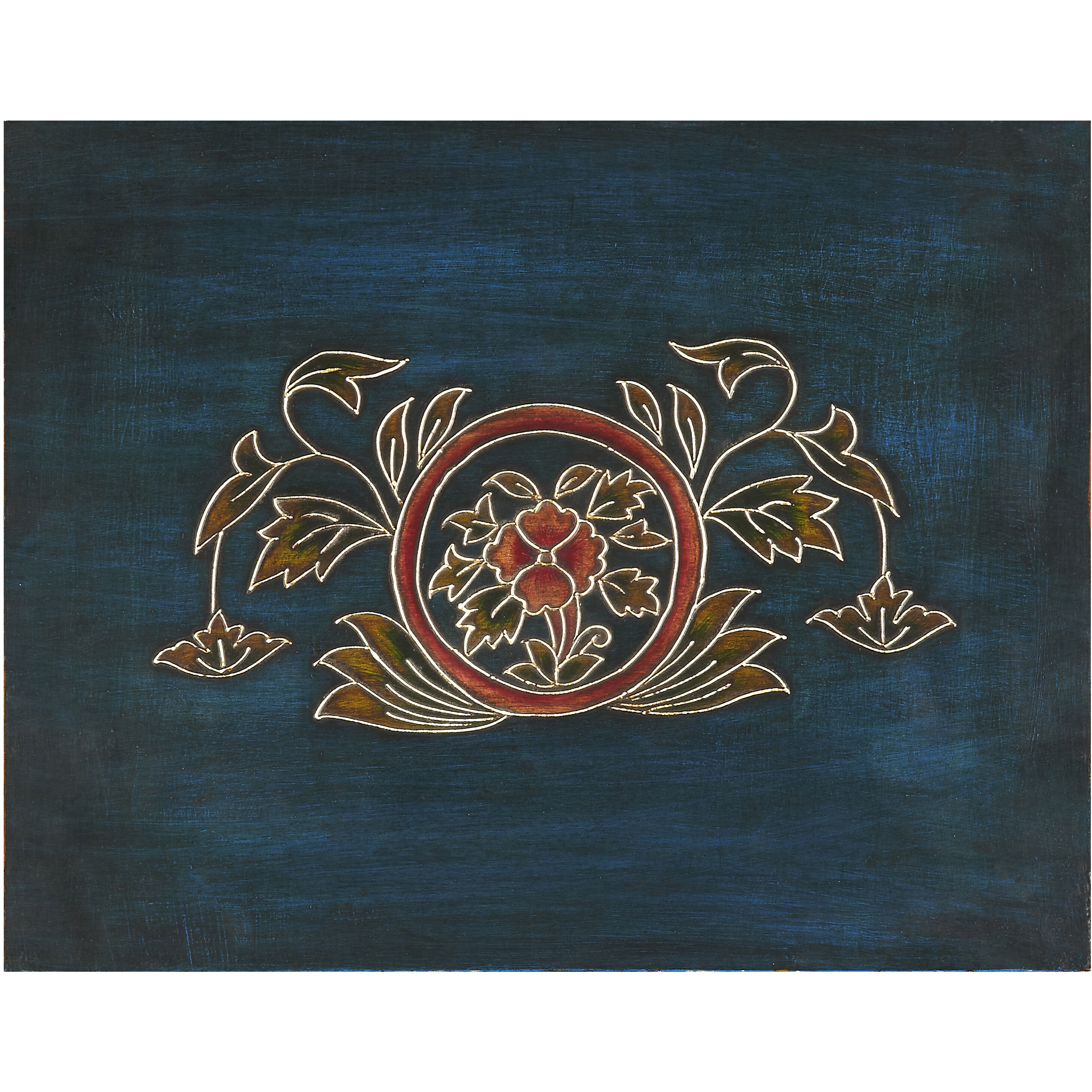 Dharma Hand Painted Artifacts Chest/Cabinet