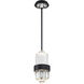 Beyond Silo LED 6 inch Black Mini Pendant Ceiling Light
