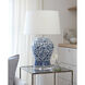 Southern Living Royal 28 inch 150.00 watt Blue Table Lamp Portable Light