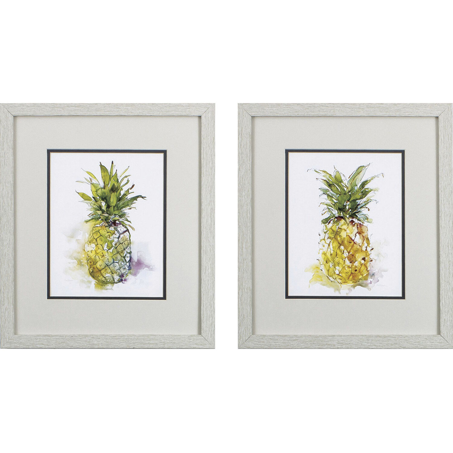 Waterside Green and Yellow Framed Art, Propac