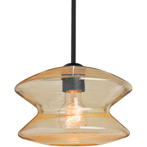 Zen 1 Light Black Stem Pendant Ceiling Light