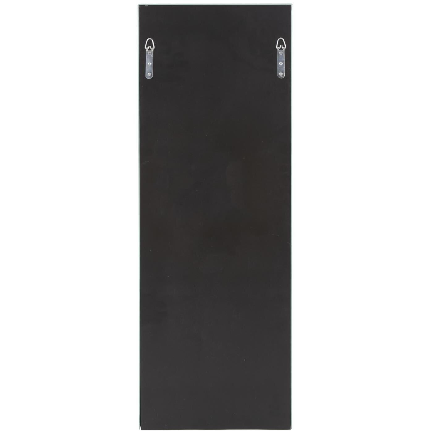 Triplex 14 inch Clear Mirrored Wall Shelf