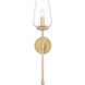 Dominique Wall Sconce Wall Light in Modern Gold