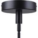 Carmynn LED 22.25 inch Black Chandelier Ceiling Light