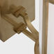 Chapman & Myers Gracie LED 4.75 inch Antique-Burnished Brass Linear Sconce Wall Light