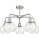 Athens 5 Light 24 inch Satin Nickel Chandelier Ceiling Light in Seedy