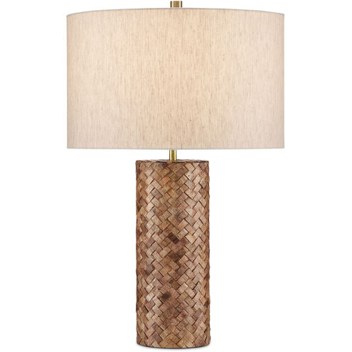 Meraki 26.75 inch 150 watt Natural Table Lamp Portable Light