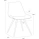Lipa Antique Bronze / Belfast Oyster Shell / Porpoise Dining Chair