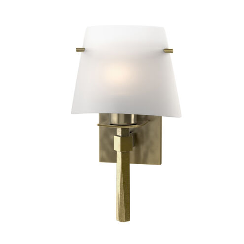 Beacon Hall 1 Light 8.6 inch Modern Brass ADA Sconce Wall Light in Opal