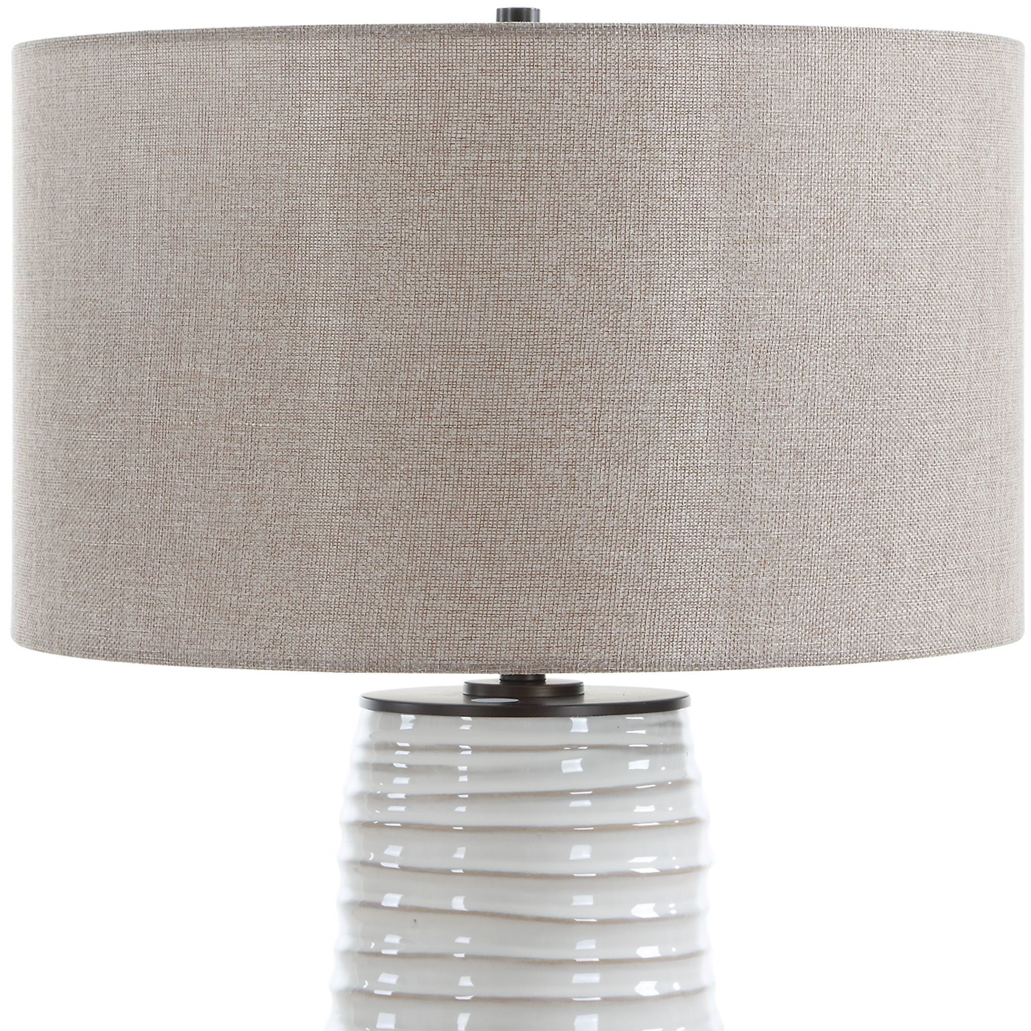 Barat 27.5 inch 150 watt Warm White and Black Table Lamp Portable Light