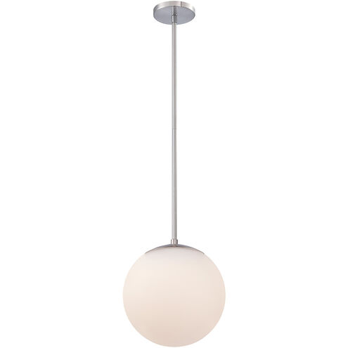 Niveous LED 10 inch Brushed Nickel Pendant Ceiling Light in 3000K, dweLED