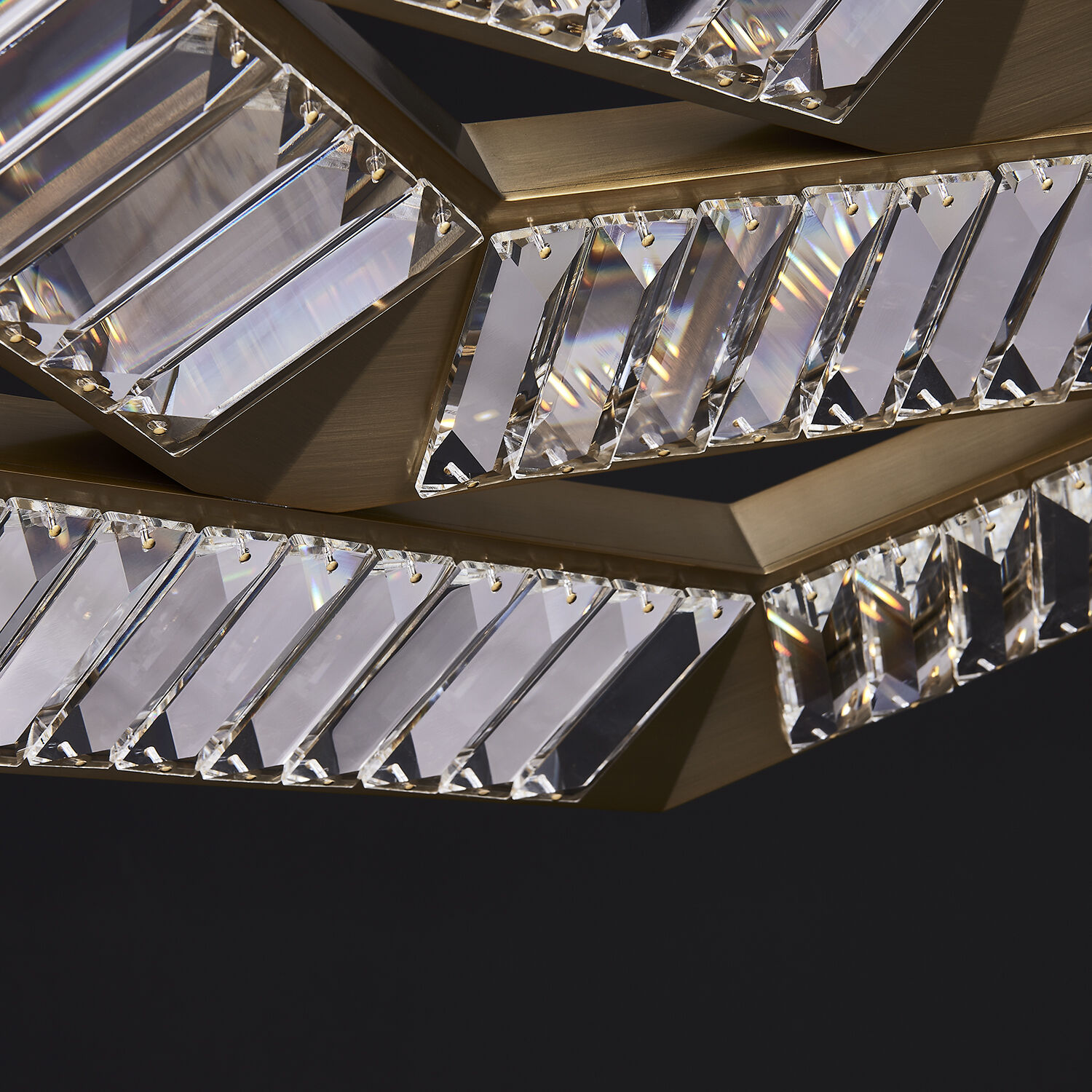 Tempo 38 inch Winter Brass Pendant Ceiling Light