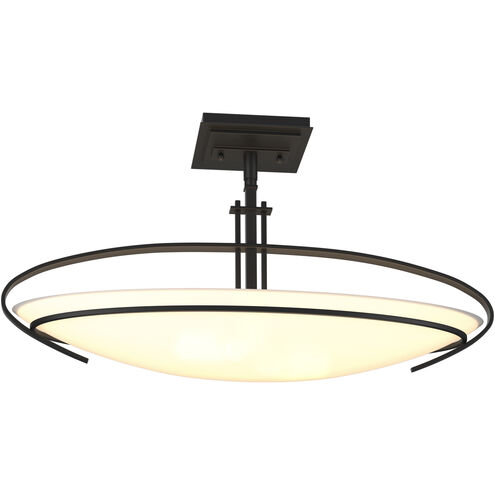 Mackintosh 2 Light 23.6 inch Black Semi-Flush Ceiling Light